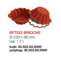 SFT522 Szilikon forma BRIOCHE