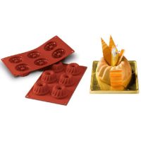 Klasszikus desszert piros forma